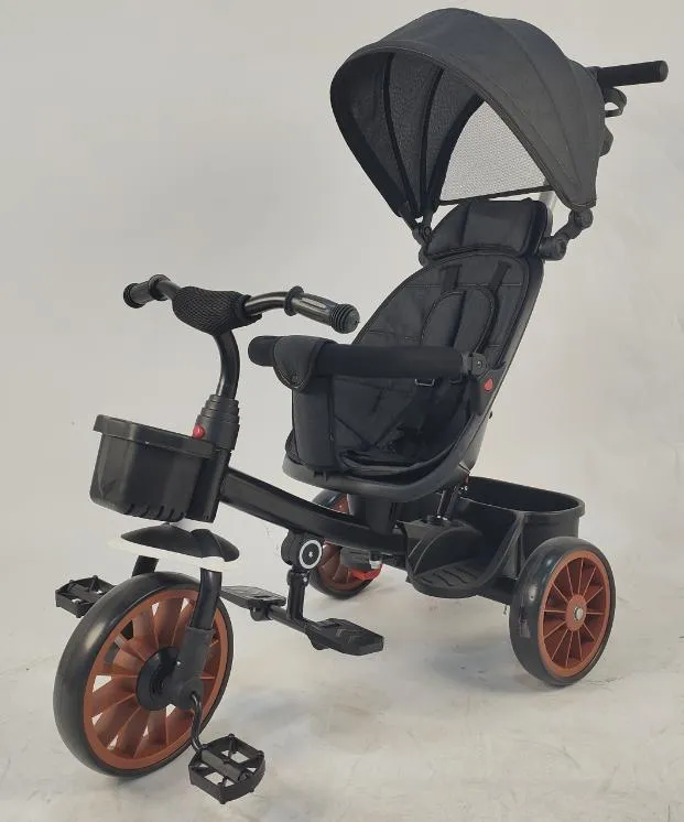 সানশেড ছাদের সাথে বাচ্চাদের প্যাডেল সাইকেল