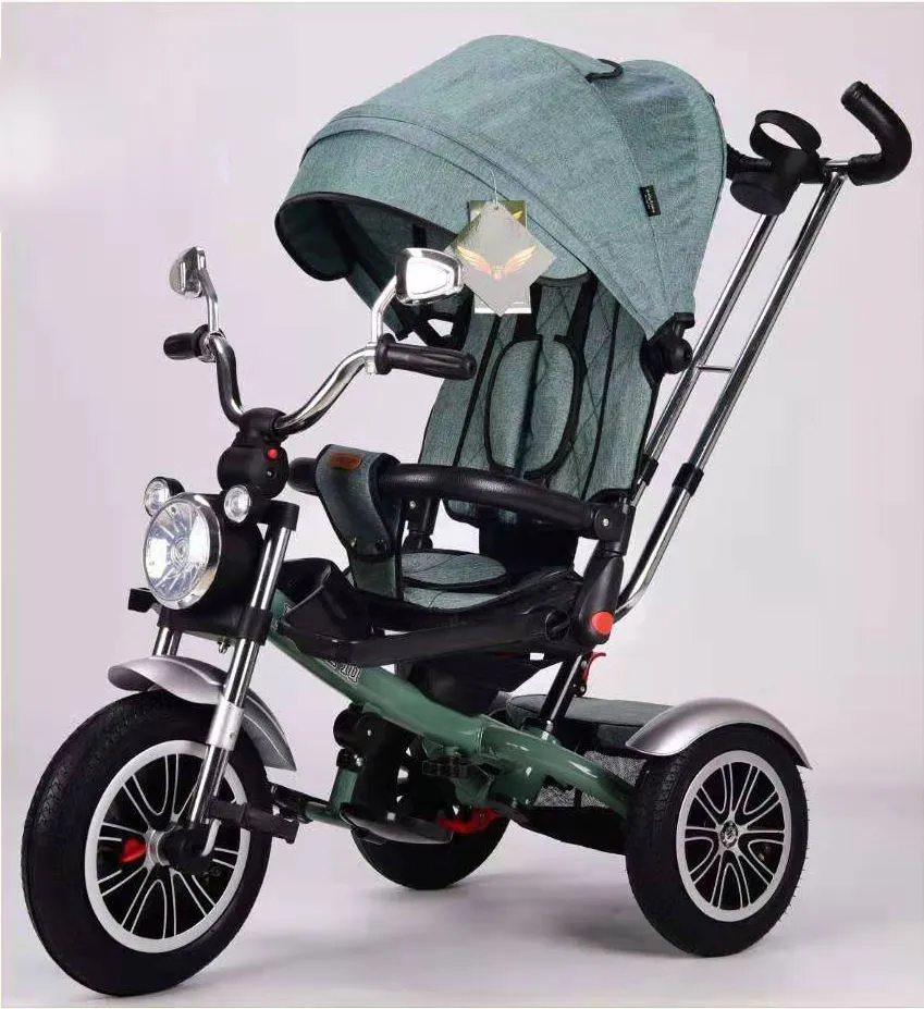 মাল্টিফাংশনাল ফোল্ডিং 3 চাকার বাচ্চাদের রাইড